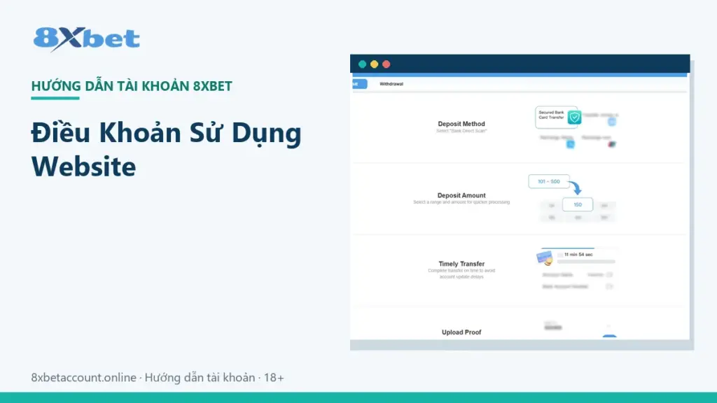 Ảnh bìa điều khoản sử dụng website 8xbetaccount.com